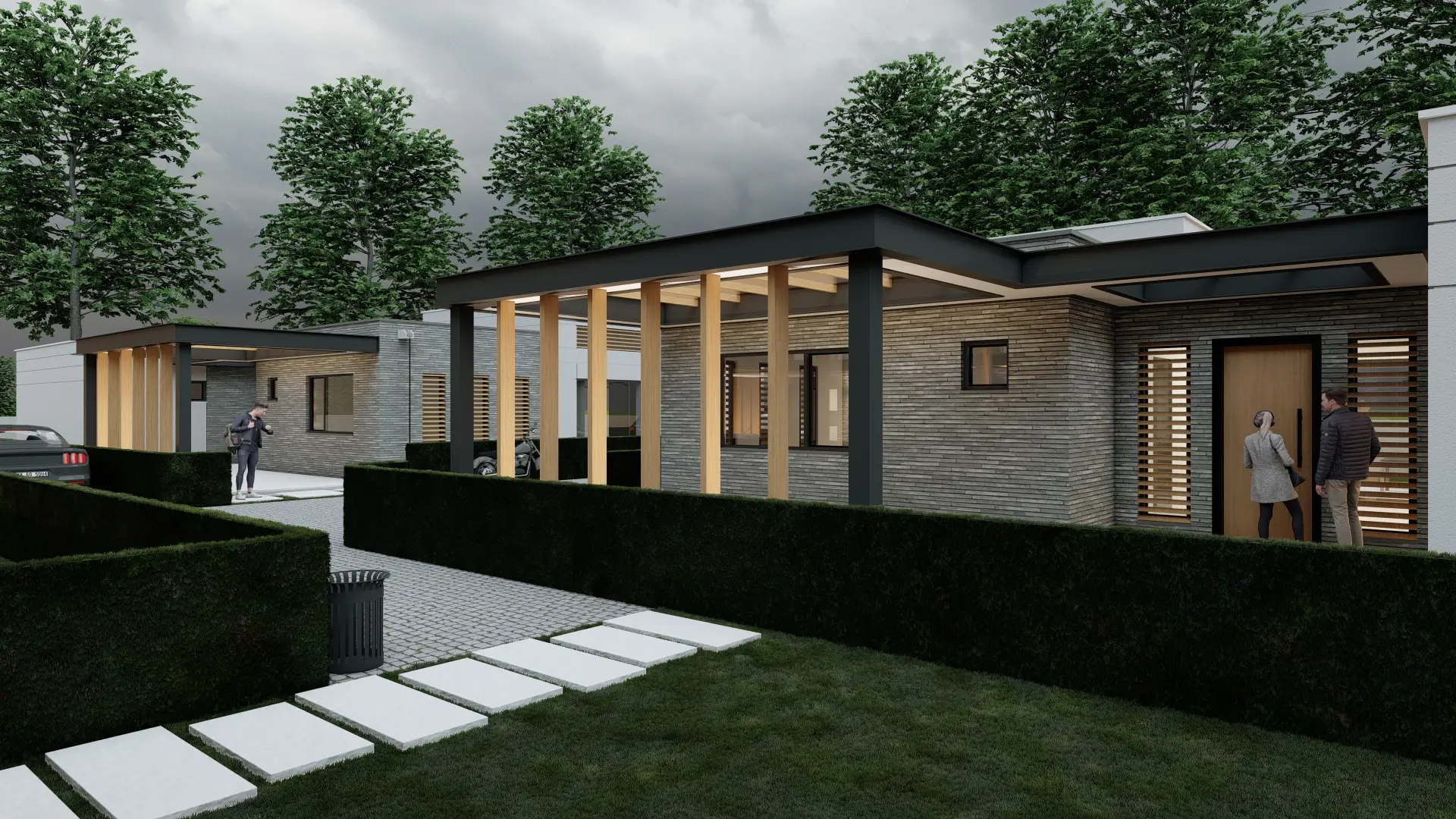 Serenita 1805 Lüks Villa Dış Cephe Tek Kat Arka